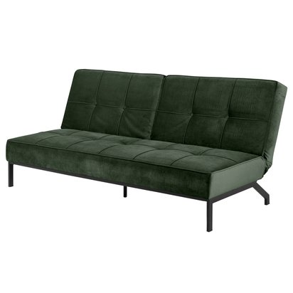 Two-seater sofa bed Balisa green