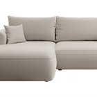 Ovo L-shaped corner sofa bed with storage Castel 04 left-hand side