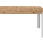 Vianicalize Dining Table 160x90cm Light Grey/Artisan Oak