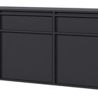 Evo three-door chest of drawers, hanging, 154 cm, black