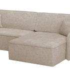 Corner sofa with sleeping function Picatti Amon 16 L-shaped with a container in hydrophobic fabric universal velour