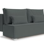 Balla Castel 93 three-seater sofa with container, silver legs