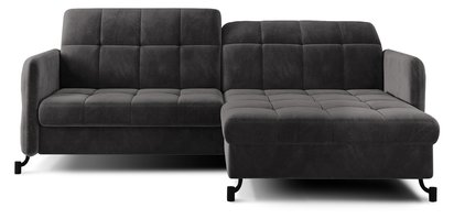 Clainlo corner sofa bed with storage (Fabric: Kronos 07, Side: Right)