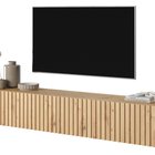 Telire TV cabinet 175 cm, artisan oak slats