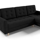 Corner sofa with sleeping function Halvad L-shaped Amon 13 with container hydrophobic velvet universal