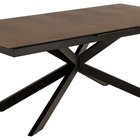 Shimess Dining Table Ceramic Extendable Table Top Brown Rust Pattern 200-240cm