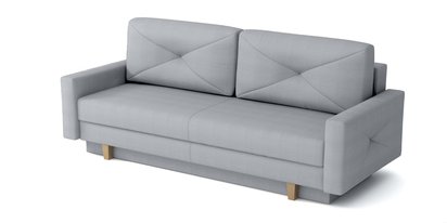 Lartes three-seater sofa bed with storage (Fabric: Monolith 84, Legs: Natural)