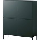 Bemmi high chest of drawers 100 cm Dark green