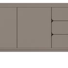 Oro chest of drawers 154 cm with three drawers, dark beige