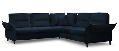 Corner sofa with sleeping function Wlora II L-shaped with container (Fabric: Element 13, Side: Universal)