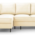 Corner sofa with sleeping function Rosilli L-shaped with container left side Monolith 04