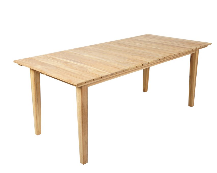 Raryle garden table 200x90 cm in teak wood