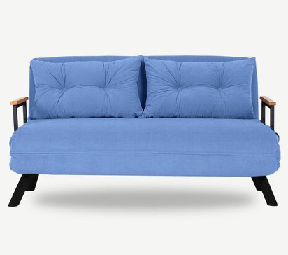 Aligmart blue double sofa bed