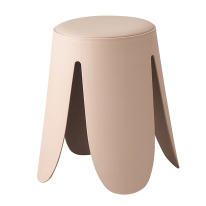 Wittined beige stool