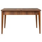 Elioused dining table 129-163x80 cm walnut