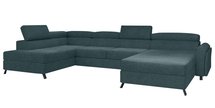 Corner sofa with sleeping function Matoaka (Fabric: Grande 75, Side: Left)