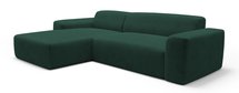 Corner sofa with sleeping function Terrafino L-shaped Onega 1 left-hand side