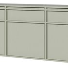Evo three-door chest of drawers, hanging, 154 cm, Sage