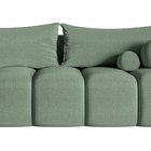 Dandelino Mini three-seater sofa with sleeping function Sicuro 05 chenille