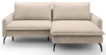 Corner sofa with sleeping function Glossy L-shaped Aphrodite 03 right-hand side