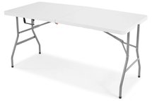 Carrice folding garden table 153 cm white