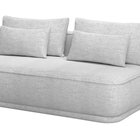 Leanno three-seater sofa with Moly 80 hydrophobic chenille container