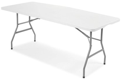 Carrice folding garden table 180 cm white