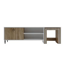 Zogat TV cabinet with a set of coffee tables 180 cm