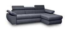 Ararip corner sofa bed 276 cm with adjustable headrests (Fabric: Element 22, Side: Right)