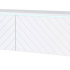 TV cabinet Kane 180 cm white herringbone