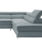 Corner sofa with sleeping function Zarano (Fabric: Element 16, Side: Left)