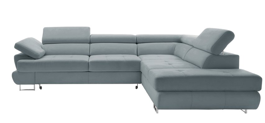 Corner sofa with sleeping function Zarano (Fabric: Element 16, Side: Left)