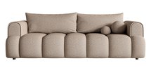 Dandelino three-seater sofa with sleeping function Loop 08 boucle