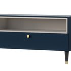 Adularria TV cabinet 200 cm with two drawers Navy blue