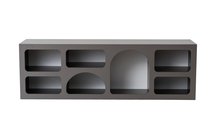 Advilis TV cabinet 160 cm with seven shelves, anthracite