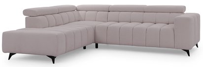 Corner sofa with sleeping function Ragussino L-shaped with side section Sicuro 50 left-hand side