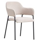 Upholstered chair with armrests Azhai beige
