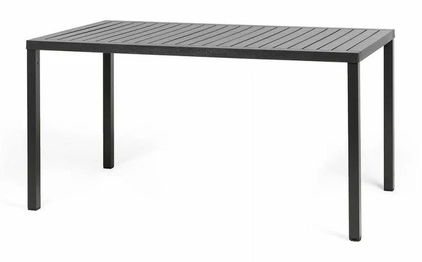 Cube Nardi garden table 140x80 cm made of certified anthracite material