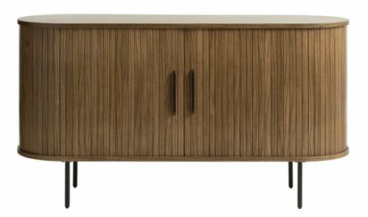 Gatativel chest of drawers 140x76 cm slats, burnt oak