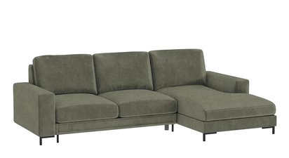 Mokpeo corner sofa bed (Fabric: Seal 38, Side: Right)