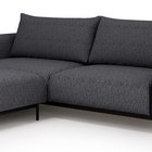 Soliano sofa bed with storage and pouf Impress me 20 chenille