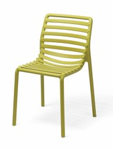 Doga Nardi garden chair made of certified yellow material