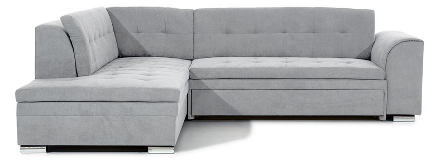 Tianguan corner sofa bed (Fabric: Poco 03, Side: Left)