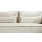 Ummo Magic Velvet 2201 three-seater sofa with a container, hydrophobic velor fabric, gold legs