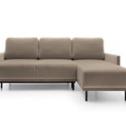 Hamiel L-shaped extendable corner sofa with universal container (Fabric: Rosario 469)