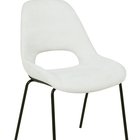 Secribed cream upholstered chair