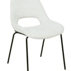 Secribed cream upholstered chair