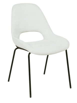 Secribed cream upholstered chair