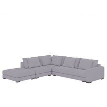 Mia L-shaped modular corner sofa, right side (Fabric: Grande 90)