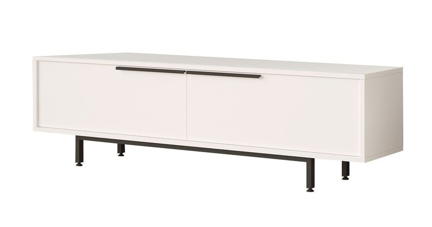 TV cabinet Plunism 160x35.5 cm white